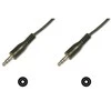 Digitus ASSMANN Audio pajungimo laidas, stereo 3.5mm, 2.50m, CCS, 2x0.10/10, M/M juodas, AK-510100-025-S