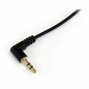Kabelis StarTech Jack 3.5mm - Jack 3.5mm 0.3m juoda (MU1MMSRA)