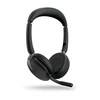 Jabra Evolve2 65 Flex UC Stereo - Ausinės - with belaidės charging pad