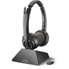 Ausinės Poly Savi 8220 UC USB-A Stereo, DECT, įskaitant USB Dongle su ANS PC