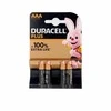 Šarminė baterija DURACELL Plus Power, R3 (AAA), 1.5V, 4vnt. pakuotėje