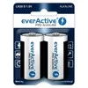 Alkalinės Baterijos - EverActive Pro LR20 D - Lizdinė Plokštelė 2 Vnt.