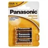 Panasonic 1x4 LR03APB AAA/LR03, šarminis, 4 vnt.