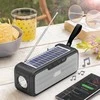 Belaidis garsiakalbis su saulės energijos įkrovimu ir LED žibintuvėliu Sunker InnovaGoods
