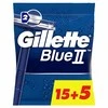 Gillette Mėlyna II skutimosi peiliukai 15+5 vnt