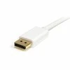 Kabelis StarTech Rodyti Port Mini - DisplayPort 2m Baltas (MDP2DPMM2MW)