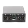 Šakotuvas Digitus Skaitmenas | Greitas Ethernet medijos keitiklis iš kelių į vienmodžius SC į SC, bangos ilgis 1310 nm | DN-82024 | SC | SC