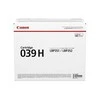 Canon CRG 039H (0288C002) Lazerinė kasetė, Juoda