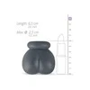 Boners Liquid Silicone Ball Pouch Stretchable Comfort Fit Juodas