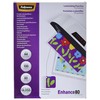 Fellowes Laminierfolie Enhance A4 gestanzt 80Mikron matt 100