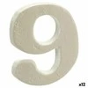 Pincello Dekoratyvinė figūrėlė Numeriai 9 12 vnt. (2 x 15 x 10 cm)