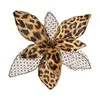 Krist+ Dekoratyvinė gėlė Leopardas 24 cm Kalėdos Ruda