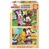 Educa 2 dėlionės (puzzle) medinės 2x16 MICKEY ir MINNIE 3-4metų