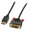 Adapteris - LINDY DisplayPort į DVI Adapterio Kabelis, 3 m, Juodas