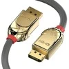 DisplayPort Kabelis - LINDY Cromo Line DisplayPort 1.2 Kabelis, M/M, 10 m, Pilkas