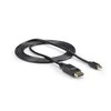 StarTech.com 10 pėdų (3 m) „Mini DisplayPort“ į „DisplayPort 1.2“ kabelis – 4K x 2K UHD „Mini DisplayPort“ į „DisplayPort“ adapterio kabelis – „Mini DP“ į DP kabelis monitoriui – mDP į DP keitiklio laidas, 3 m, „mini DisplayPort“, „DisplayPort“, kištukas, kištukas, 3840 x 2160 pikselių