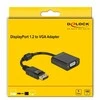 „Delock“ adapteris „DisplayPort 1.2“ pasyvioji juoda VGA moteriška