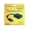 DELOCK Adapteris DP-St > VGA-Bu 22.5cm juodas