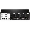 TRENDnet komutatorius Trendnet TK-440DP KVM komutatorius, juodas, sidabrinis