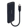 Nešiojamojo Kompiuterio Dokavimo Stotis - LINDY DST-Mini, USB-C Nešiojamojo Kompiuterio Mini Dokavimo Stotis, 4K Palaikymas, 100W Perėjimo Įkrovimas 4K HDMI®, PD 3.0 100W, Gigabit Ethernet, MicroSD ir SD, Juoda