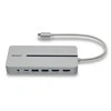 USB-C Dokavimo Stotis - LINDY DST-Mx Duo, USB-C Nešiojamojo Kompiuterio/MacBook Mini Dokų Stotis, PD 3.0 100W, USB 3.2 Gen 1, Gigabit Ethernet, Audio, Baltas