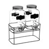 Secret De Gourmet Dvigubas gėrimų skirstytuvas ant stovo, 4L x 2