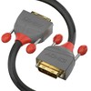 Vaizdo Kabelis - LINDY Anthra Line DVI-D Dual Link Kabelis, M/M, 2560x1600, 60Hz, 2 m, Juodas