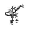 Equip 650134 monitoriaus laikiklis arba stovas Stalas Juoda