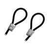 ElectraStim ElectraLoops Prestige Sidabrinis Adjustable Metal Rings 2pcs