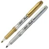 Bic Žymėjimo metalas Rašalas aukso ir sidabro. (12vnt)