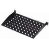 „Digitus“ | 1U fiksuota lentyna stelažams | DN-19 TRAY-1-400-SW | Fiksuoto montavimo lentynas galima lengvai sumontuoti ant dviejų priekinių 483 mm (19 colių) profilio bėgelių jūsų 483 mm (19 colių) tinklo arba serverio spintoje. Dėl stabilaus, perforuoto plieno lakšto, pasižyminčio didele apkrova, jie yra optimalus paviršius komponentams, kurie nėra tinkami 483 mm (19 colių) | Juodas