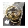 Atmosphera Globus Dekoratyvinis gaublys ant auksinio pagrindo, Ø 21 cm, juodas