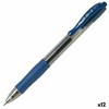 Pilot Pen Gelio rašiklis Pilot G-2 07 Mėlyna Kamuolys 0,4 mm (12 vnt.)