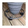 ProGarden Augalų padėklai su ratukais metalinė 35 cm