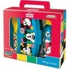 STOR Pikniko rinkinys Mickey Mouse Fun-Tastic Sumuštinių keptuvė 400 ml Prietaisai Butelis Aliuminis
