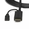 Kabelis StarTech HDMI - D - Sub (VGA) + mikro USB 0.9 m juodas (HD2VGM3)