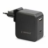 GEMBIRD NPA-PD60-01 universalus 60 W USB C tipo PD nešiojamojo kompiuterio įkroviklis