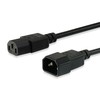 Hama Equip šaldymo prietaisų prailginimo kabelis IEC C14 - > IEC C13 St / BU 1,80 m, plastikinis maišelis (112100)