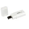 USB adapteris StarTech USB – 3,5 mm baltas lizdas (ICUBUDIO)
