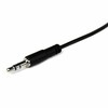StarTech Jack 3,5 mm - Jack 3.5 mm 2 m juodas (MU2MMFS)