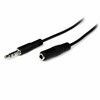 StarTech Jack 3,5 mm - Jack 3.5 mm 2 m juodas (MU2MMFS)