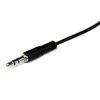 Kabelis StarTech Jack 3.5mm - Jack 3.5mm 1m juoda (MU1MMFS)