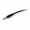 Kabelis StarTech Jack 3.5mm - Jack 3.5mm 1m juoda (MUHSMF1M)