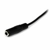 StarTech Jack 3,5 mm - Jack 3.5 mm 2 m juodas (MU2MMFS)