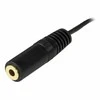 Kabelis StarTech Jack 3.5mm - Jack 3.5mm 3.5m juoda (MU12MF)