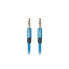 LANBERG CA-MJMJ-10CU-0020-BL Premium Cable Audio Mini lizdas, 3,5 mm 3 kontaktų. 2 m į pietus