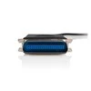 USB kabelis StarTech USB-A - IEEE 1284 (LPT) 3 m juodasis (ICUB128410)