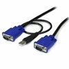 StarTech Kable KVM, 3m, Juodas (SVECONUS10)