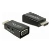 AV adapteris Delock HDMI - D-Sub (VGA) + lizdas 3,5 mm rudos (65901)