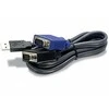 TRENDnet KVM kabeliai, 1,8m, juodieji (TKCU06)